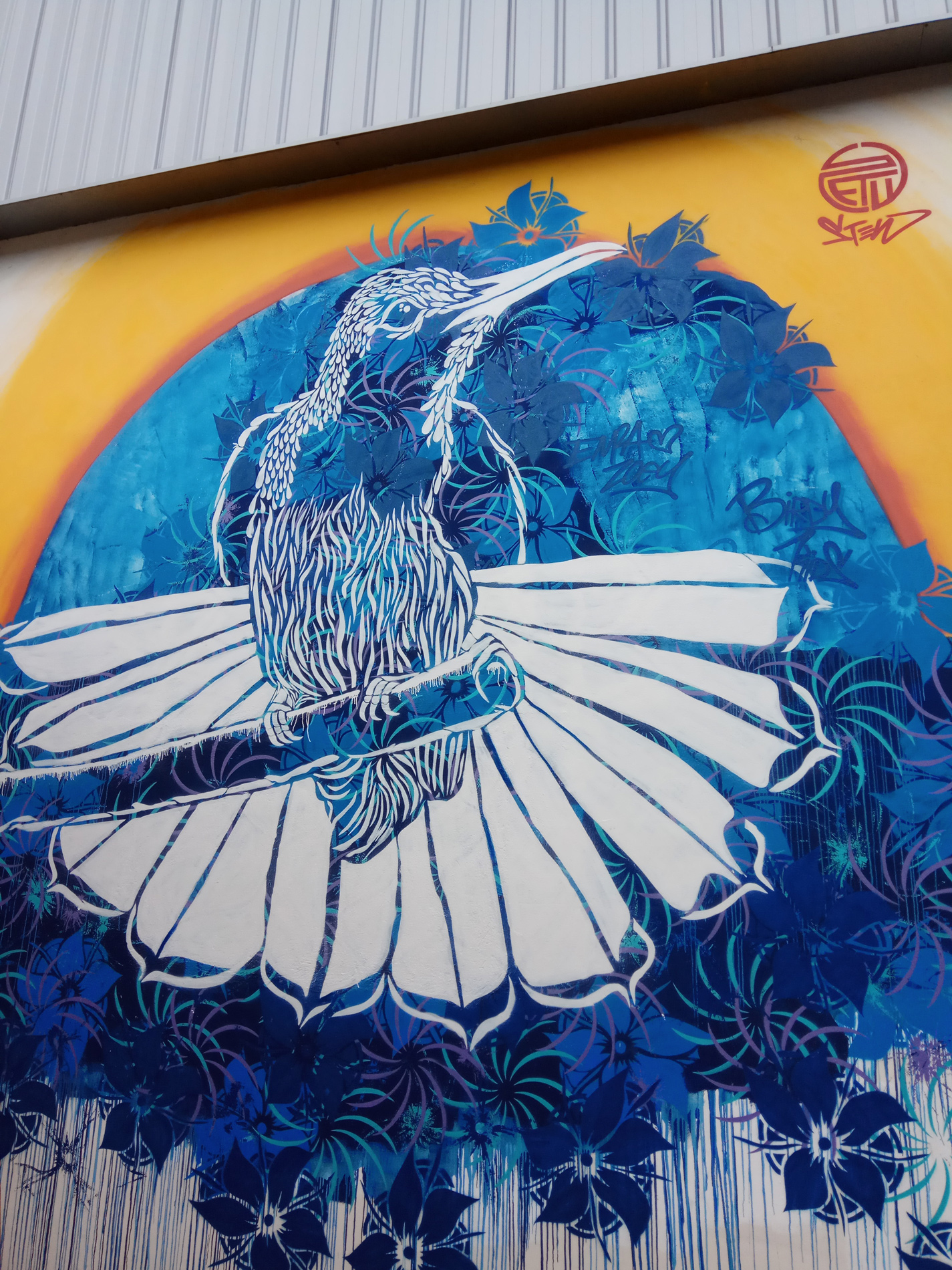 Fresque oiseau 12